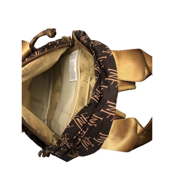 The North Face Never Stop Mini Backpack Utility Brown TNF Monogram New w/tag - Picture 3 of 5